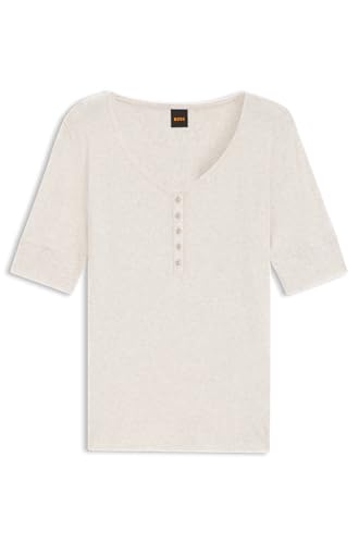 Boss C_Espen Jersey para Mujer, Color Blanco Abierto., L - Amazon Espagne à 23.71€