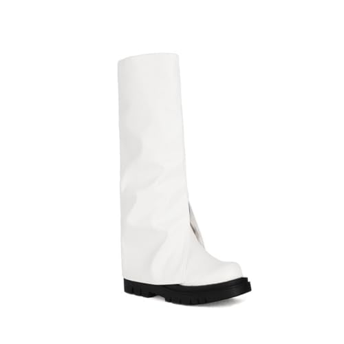 HQINGAXU Donne Stivali Alti da Equitazione in Pelle con... - Sports & Fitness en promo à 41.93€