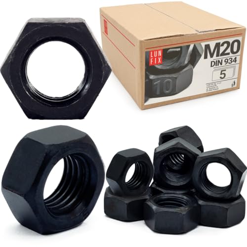 Hochfeste Sechskantmutter M20 |DIN 934| 5 Stück |... - Bricolage & Outils Amazon Allemagne à 1.99€