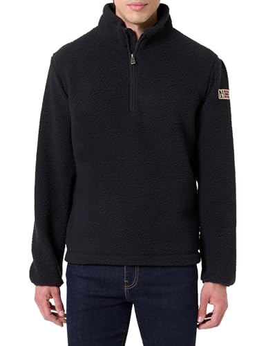 Napapijri Treser Half Zip Fleece Black - Amazon Royaume-Uni à 55.55€