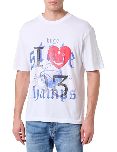 Hugo Notix Camiseta, 100 Blanco, L para Hombre - Mode & Vêtements Amazon Espagne à 14.32€