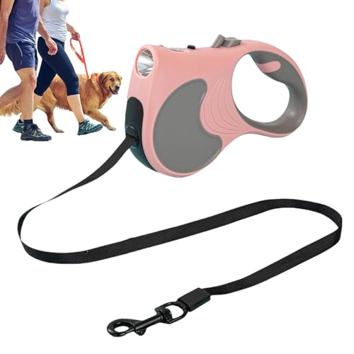 Dog Lead With Torch, Retractable Dogs Rope With Flashlight... - Animalerie en promo à 8.22€