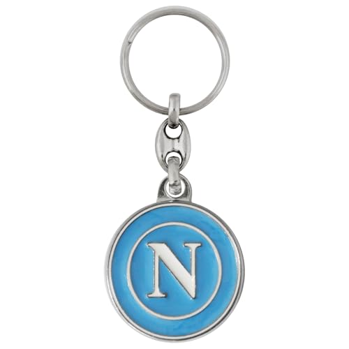 SSC Napoli Porte-clés en métal émaillé avec logo blanc sur... en promo à 8€ (-56%) sur Amazon FR