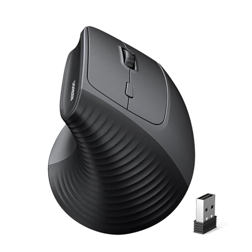 UGREEN 2.4GHz Ergonomic Vertical Mouse, 4000DPI Optical... - High-Tech & Électronique Amazon Royaume-Uni à 11.99€