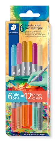 STAEDTLER 3280 rotuladores de doble punta bicolor con dos... - Auto & Motorcycle Amazon Spain à 3.60€