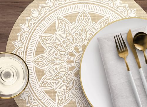 Viniliko Set di 4 Singoli Mandala Amit 4u-[Diam] 40 cm - Loisirs Créatifs Amazon Italie à 28.92€