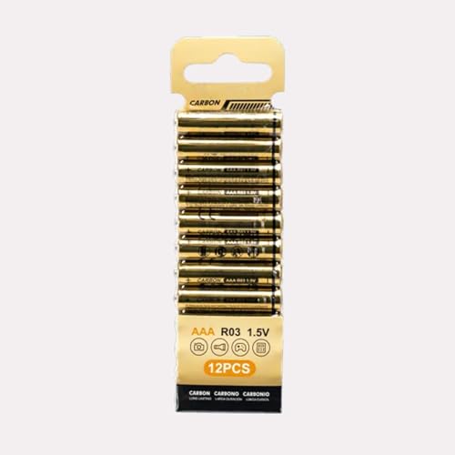 12 Stück AAA Carbon-Zink-Batterien, 1,5 V, ideal für... - Jouets & Jeux Amazon Allemagne à 3.20€