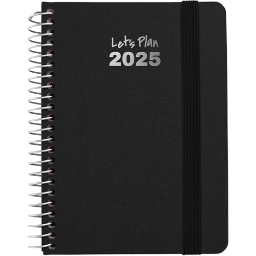 Grafoplás Agenda annuel semainier 2025 a6, noir, espagnol... en promo à 6,26€ (-50%) sur Amazon FR