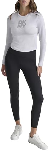 DKNY Camiseta de Manga Larga para Mujer Stacked Textured... - Amazon Espagne à 22.40€