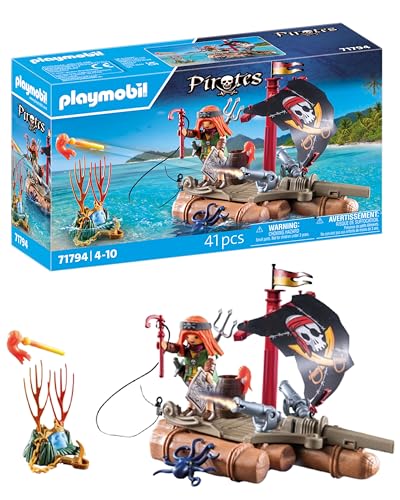 PLAYMOBIL | Pirates | Recuperación del Tesoro en la balsa... - Jouets & Jeux en promo à 9.39€