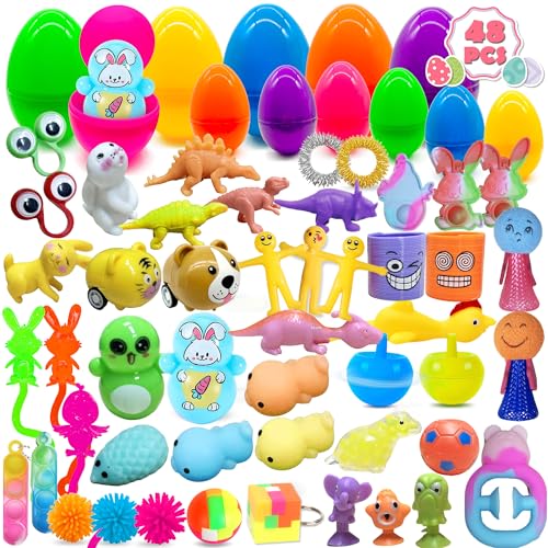 Edmirfun 48pcs prefilled Ostereier set, MIni Plastik... - Jouets & Jeux Amazon Allemagne à 8.99€