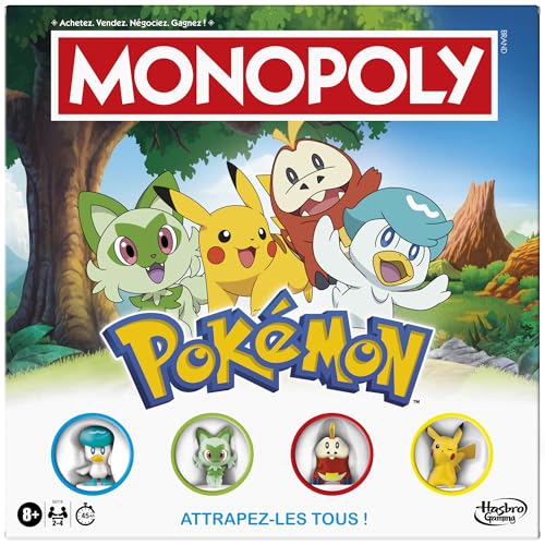 Pok?mon Monopoly, gioco da tavolo, 2-4 giocatori, giochi... - Jouets & Jeux en promo à 17.20€