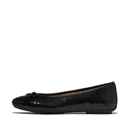 Fitflop DELICATO Sequin Ballet Flats Black - Sports & Fitness en promo à 53.00€