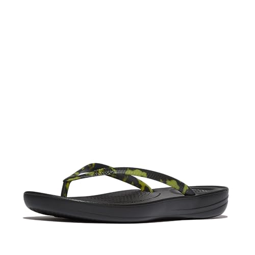 Fitflop Iqushion Leopard Flip-Flops, Chanclas Mujer, Mezcla... - Amazon Espagne à 11.35€