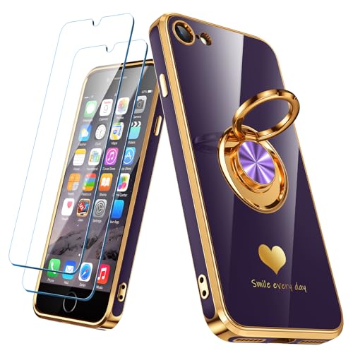 Nonional Compatible for iPhone 6 / 6s Case with 2 Pack... - High-Tech & Électronique en promo à 8.81€