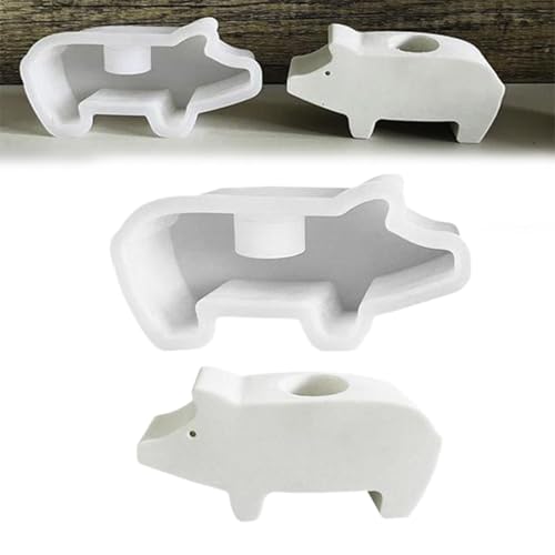 Molde De Vela De Silicona Lucky Pigs, Molde De Vela De... - Animalerie Amazon Espagne à 1.55€