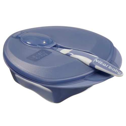 Vital Baby Nourish Weaning Bowl with Lid & Spoon 6m+, Deep... - Baby & Nursery Amazon UK à 2.40€