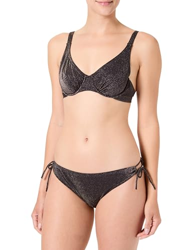 Haute pression Bikini-Set mit Bügel, Lurex-Stoff mit... - Amazon Germany à 20.57€