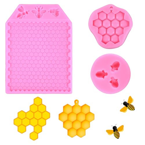 Lot de 3 moules en silicone nid d'abeille en forme... - High-Tech & Électronique Amazon France à 11.69€