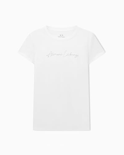 Armani Exchange Camiseta de Manga Corta para Mujer, con... - Amazon Espagne à 14.33€