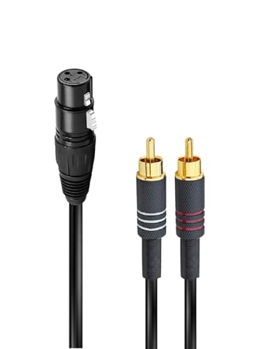 RIDEM Cable de audio XRL F a 2 RCA m 1,5 m - Tech & Electronics Amazon Spain à 9.81€