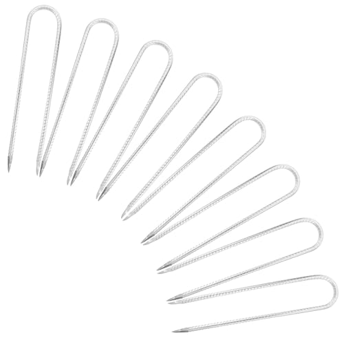 FRCOLOR 8stücke U-förmige Bodennägel Verzinkt Gartenanker... - Jardin & Extérieur en promo à 37.39€