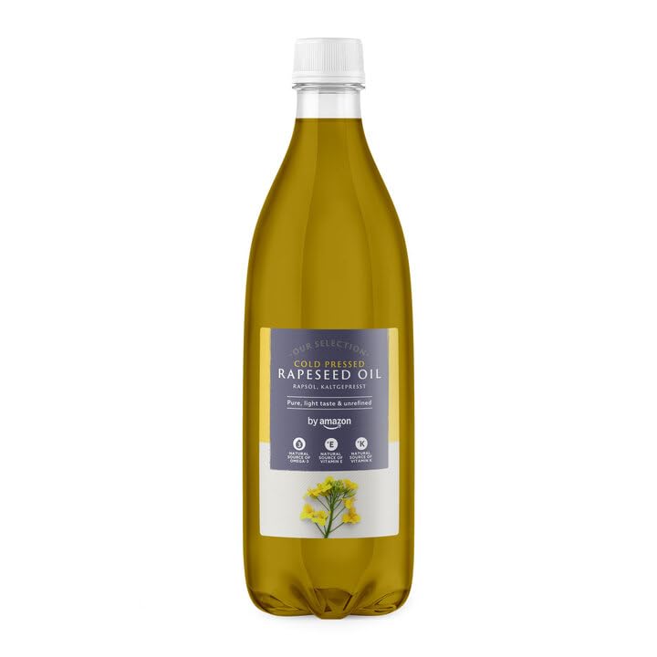 by Amazon Our selection Cold Pressed Rapeseed Oil, 1L - Auto & Moto Amazon Royaume-Uni à 2.15€