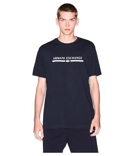 Armani Exchange Maglietta da Uomo con Logo Center Text... - Mode & Vêtements Amazon Italie à 25.00€
