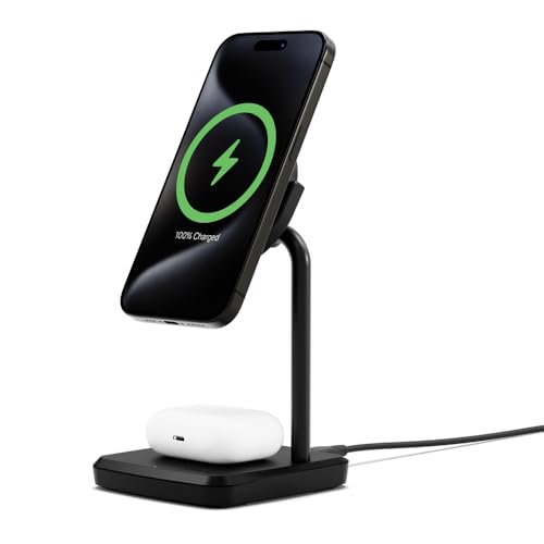 ChargeBase 2-in-1 Magnetic Wireless Charging Stand, Qi2... - Sports & Fitness Amazon Royaume-Uni à 27.99€