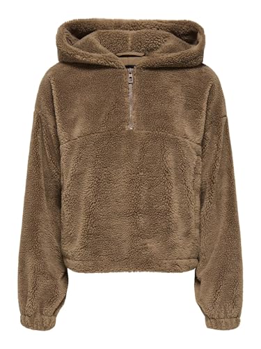 ONLY Onlsiena Teddy Anorak Life CC Otw, Crema di Cocoa, x_s... - Amazon Italie à 14.89€