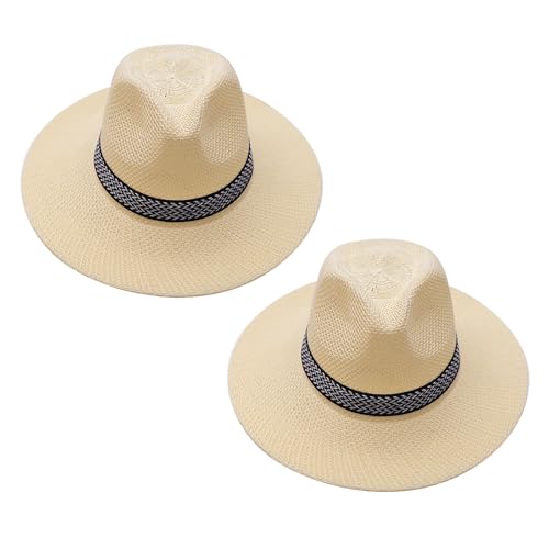 Paquete de 2 sombreros de sol para hombre de ala ancha... - Jouets & Jeux Amazon Espagne à 2.08€