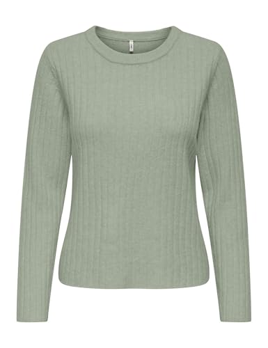Onljeanett Life Ls Col Rond côtelé CC KNT, Desert Sage, S - Amazon France à 11.93€