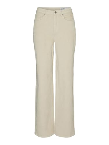 VERO MODA Vmtessa HR Wide Pantalon Corduroy, Crème, 33W... - Home & Kitchen Amazon France à 19.90€