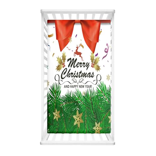 Odot Cot Bed Fitted Sheets, Merry Christmas Moses Basket... - Maison & Cuisine Amazon Royaume-Uni à 1.49€