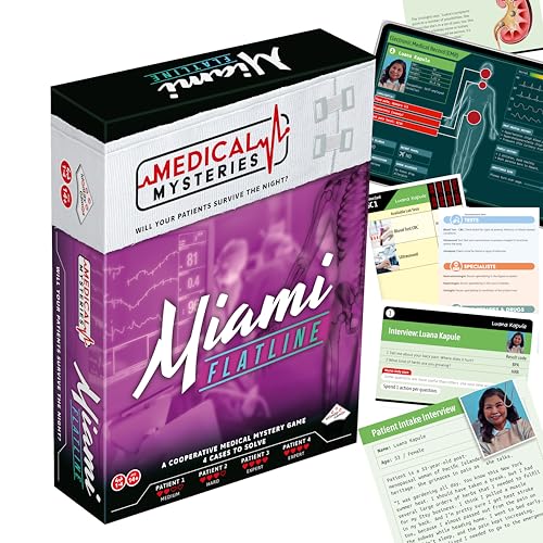 TOMY Medical Mysteries: Miami Flatline – A Cooperative... - Jouets & Jeux en promo à 8.60€