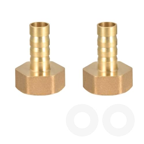 Lot de 2 raccords de tuyau en laiton 10 mm avec filetage... - Bricolage & Outils Amazon France à 2.57€