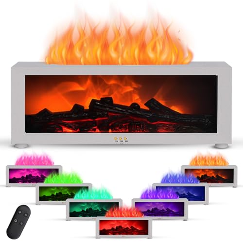 Flammen Aroma Diffuser mit LED Kamin, 150ml Duftöl Diffusor... - Auto & Moto en promo à 23.00€