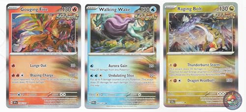 Gouging Fire - Walking Wake - Raging Bolt - Lot de cartes... en promo à 12,67€ (-85%) sur Amazon FR