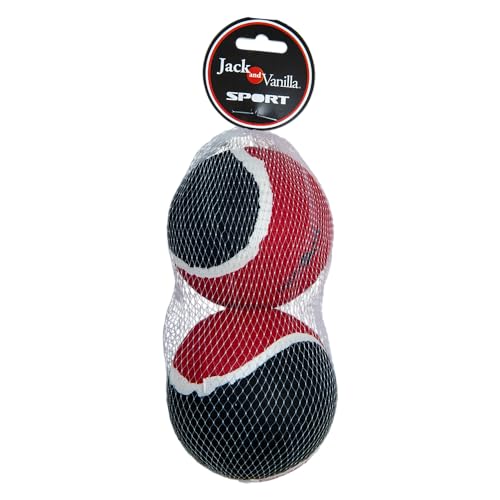 JACK AND VANILLA, Tennis Ball Dog Toy, Pack of 2, Durable... - Sports & Fitness en promo à 11.63€