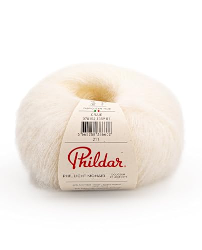 Phildar - Pelote de Laine Phil Light Mohair - Laine à... - Maison & Cuisine Amazon France à 4.50€