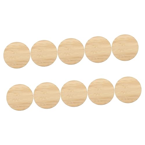 Tofficu 10 Stück Runde Bambusscheiben 7cm Naturbelassen... - Maison & Cuisine Amazon Allemagne à 5.99€