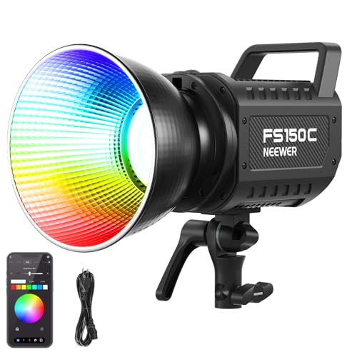 NEEWER FS150C 130W COB Video Light RGB avec... - Maison & Cuisine Amazon France à 154.67€