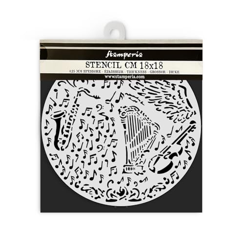 Stamperia - Thick Stencils for Scrapbooks, Albums, Cards... - Maison & Cuisine Amazon Allemagne à 3.00€
