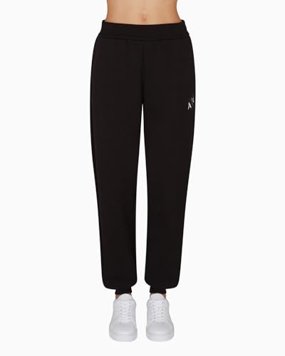 Armani Exchange Tuta da Donna con Logo Laterale, Nero, M - Mode & Vêtements Amazon Italie à 32.45€