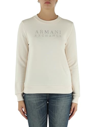 Armani Exchange Felpa da Donna a Maniche Lunghe, con Logo... - Deal du jour à 25.65€