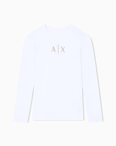 Armani Exchange Camiseta de Manga Larga para Mujer con... - Amazon Espagne à 28.80€