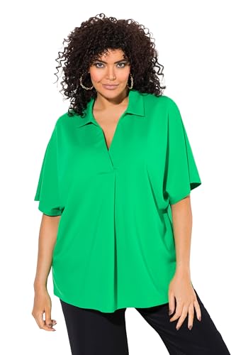 Ulla Popken Felpa con Colletto da Donna, Verde Naturale... - Amazon Italie à 13.65€