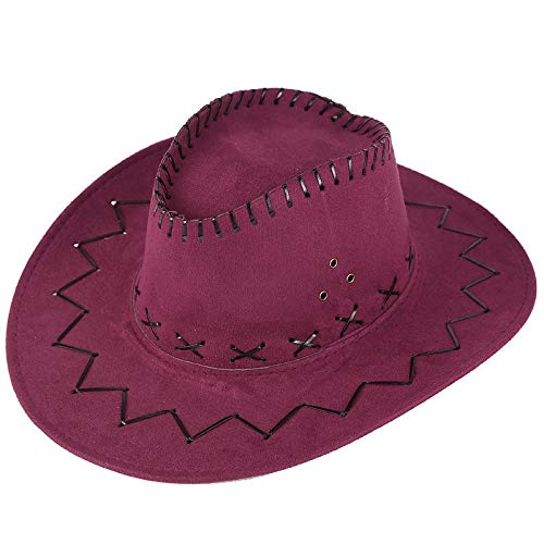 SRTUMEY Sombrero de vaquero para hombres y mujeres, ajuste... - Mode & Vêtements en promo à 2.50€