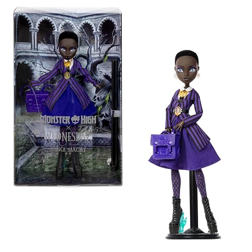 Monster High x Wednesday-Puppe mit Zubehör, Bianca... - Toys & Games Amazon Germany à 19.90€