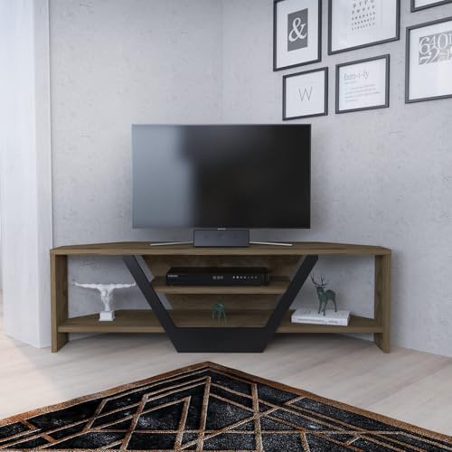 Hanah Home Support TV, mélamine, Oud Oak Black, Taille... en promo à 90,90€ (-36%) sur Amazon FR